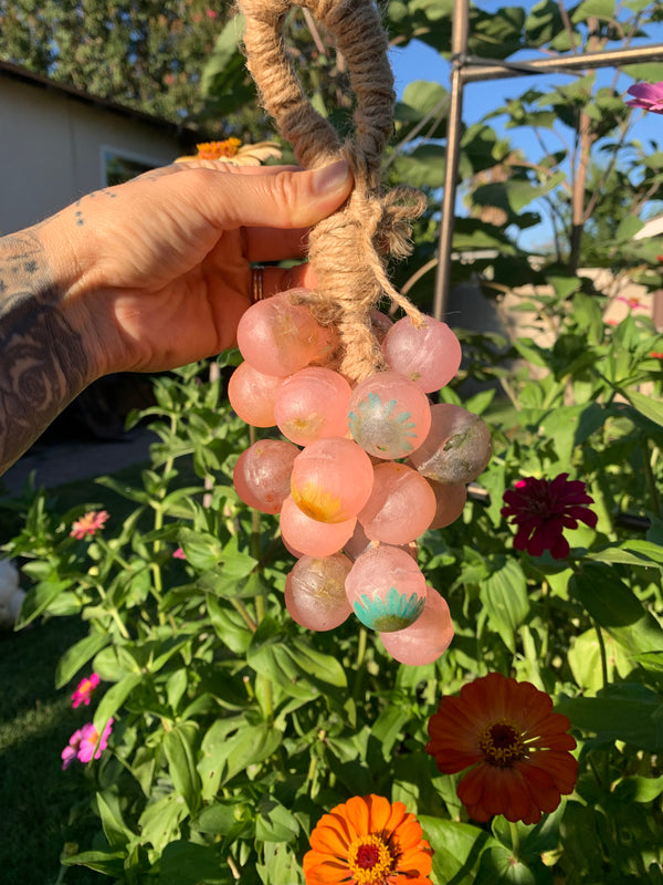 Whimsical Grape Soap Cluster for Sink or Shower